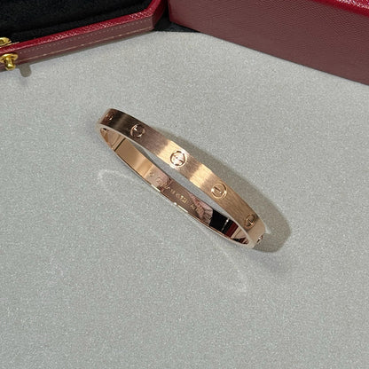 [Okajuri Jewelry] LOVE BRACELET 6.1MM BRUSHED