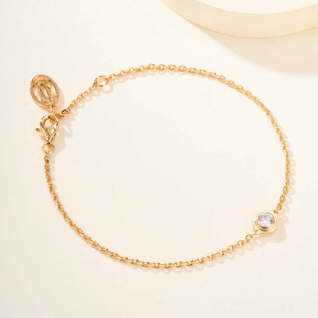 [Okajuri Jewelry] DAMOUR BRACELET 1 DIAMOND