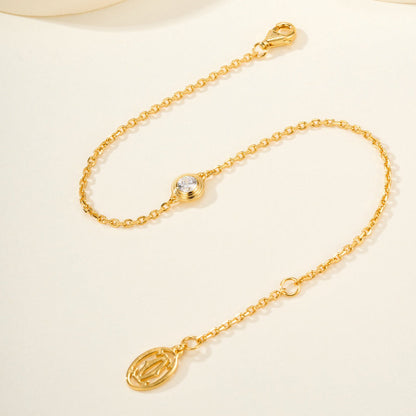 [Okajuri Jewelry] DAMOUR BRACELET 1 DIAMOND