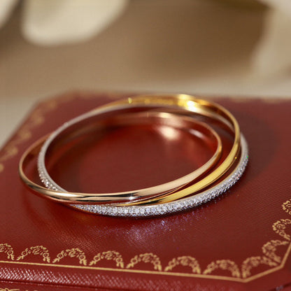 [Okajuri Jewelry] TRINITY 2.8MM SMALL BRACELET