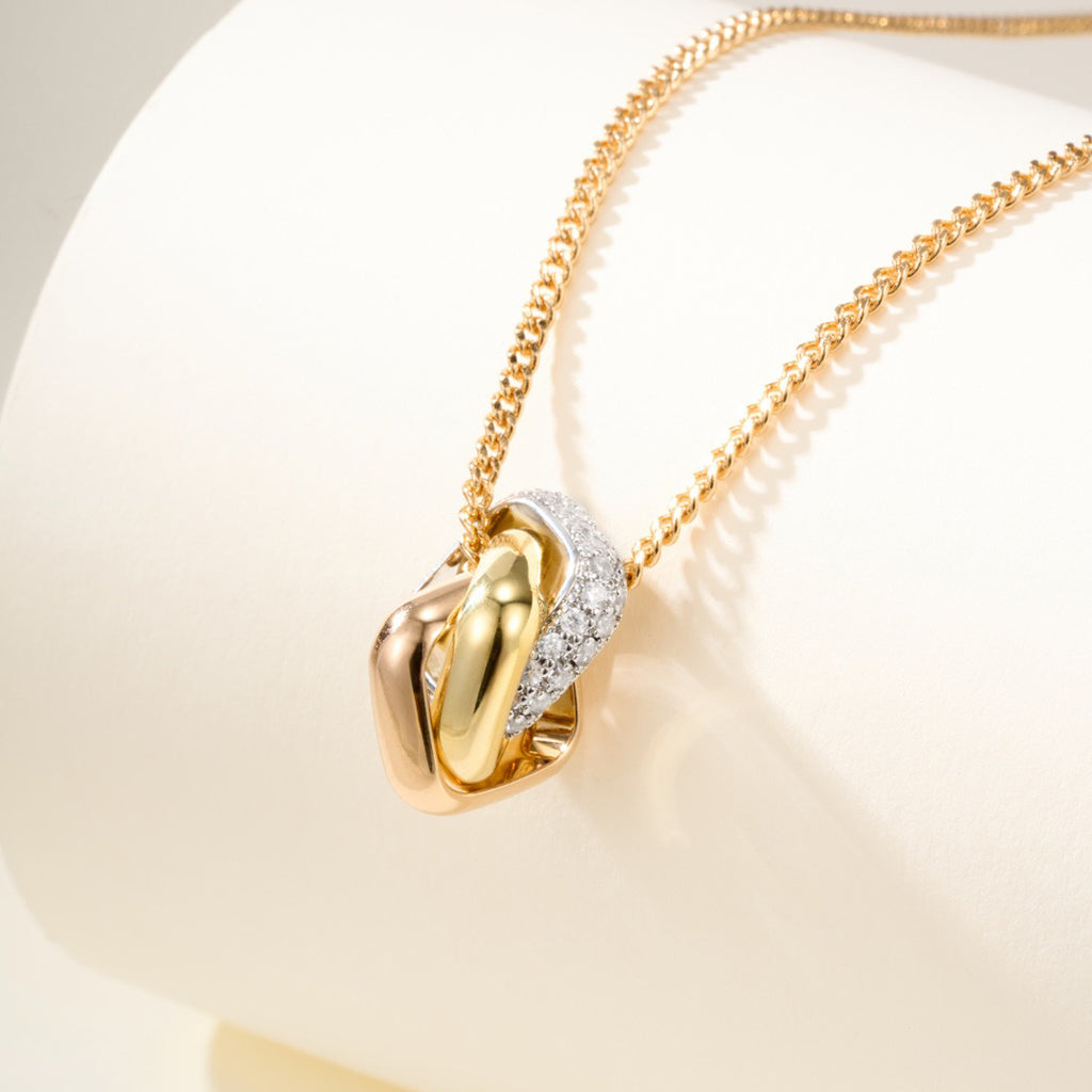 [Okajuri Jewelry] TRINITY CUSHION NECKLACE COLLECTION
