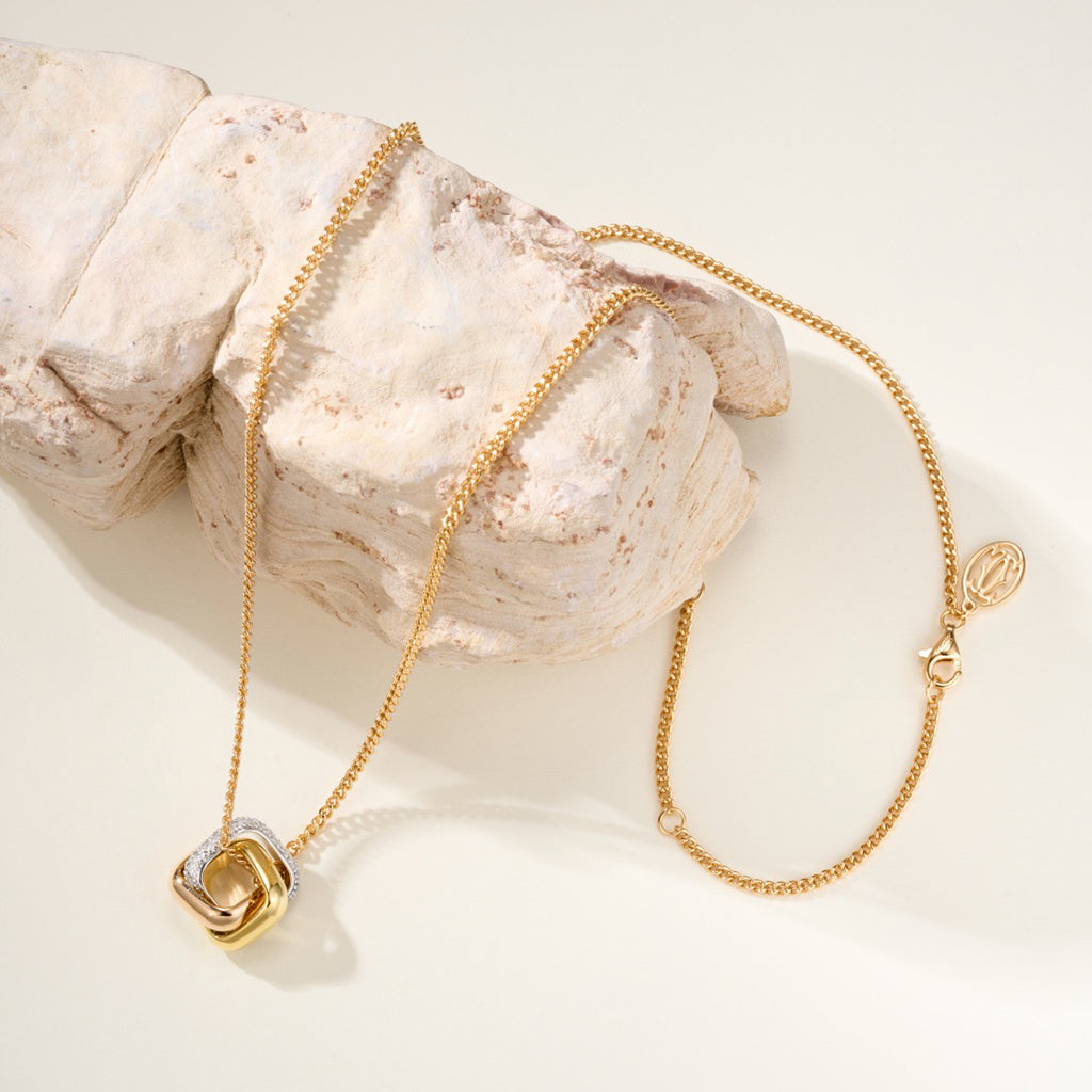 [Okajuri Jewelry] TRINITY CUSHION NECKLACE COLLECTION