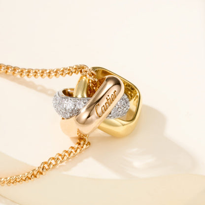 [Okajuri Jewelry] TRINITY CUSHION NECKLACE COLLECTION