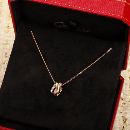 [Okajuri Jewelry] TRINITY CUSHION NECKLACE COLLECTION