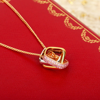 [Okajuri Jewelry] TRINITY CUSHION NECKLACE COLLECTION