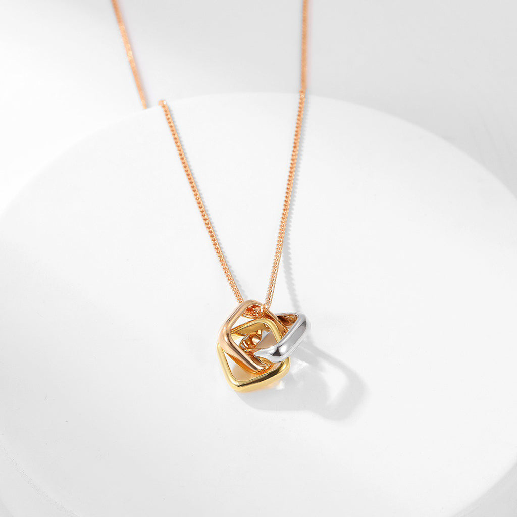 [Okajuri Jewelry] TRINITY CUSHION NECKLACE COLLECTION