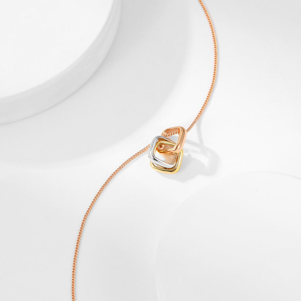 [Okajuri Jewelry] TRINITY CUSHION NECKLACE COLLECTION