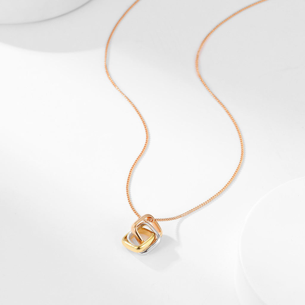 [Okajuri Jewelry] TRINITY CUSHION NECKLACE COLLECTION
