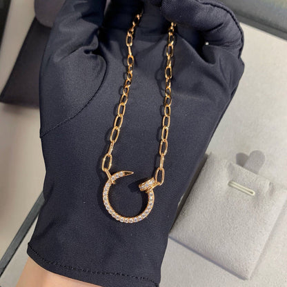 [Okajuri Jewelry] JUSTE NECKLACE FULL DIAMONDS