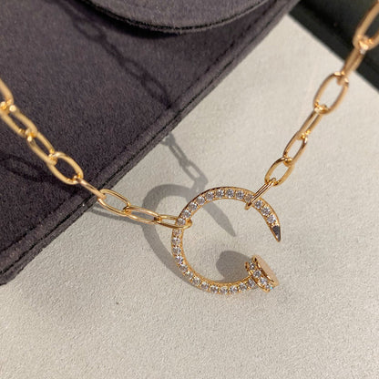 [Okajuri Jewelry] JUSTE NECKLACE FULL DIAMONDS