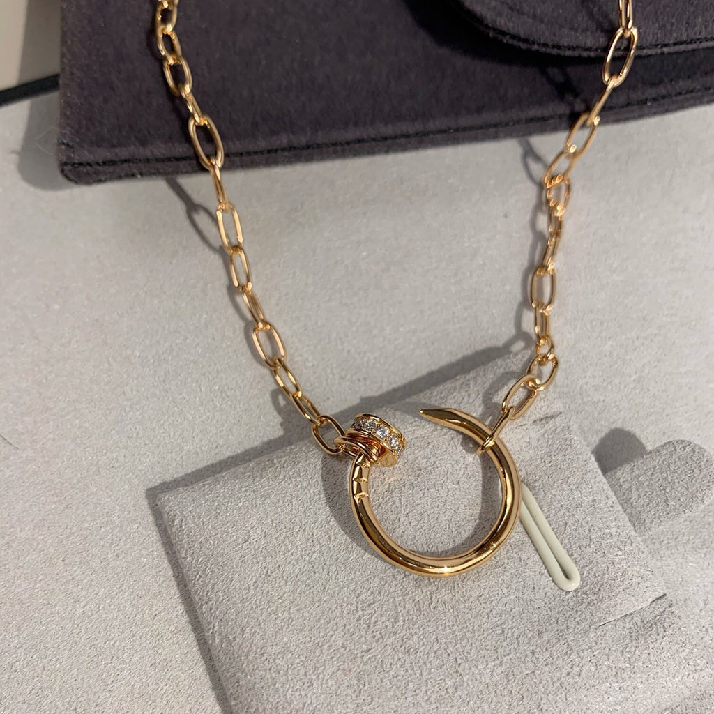 [Okajuri Jewelry] JUSTE NECKLACE FULL DIAMONDS