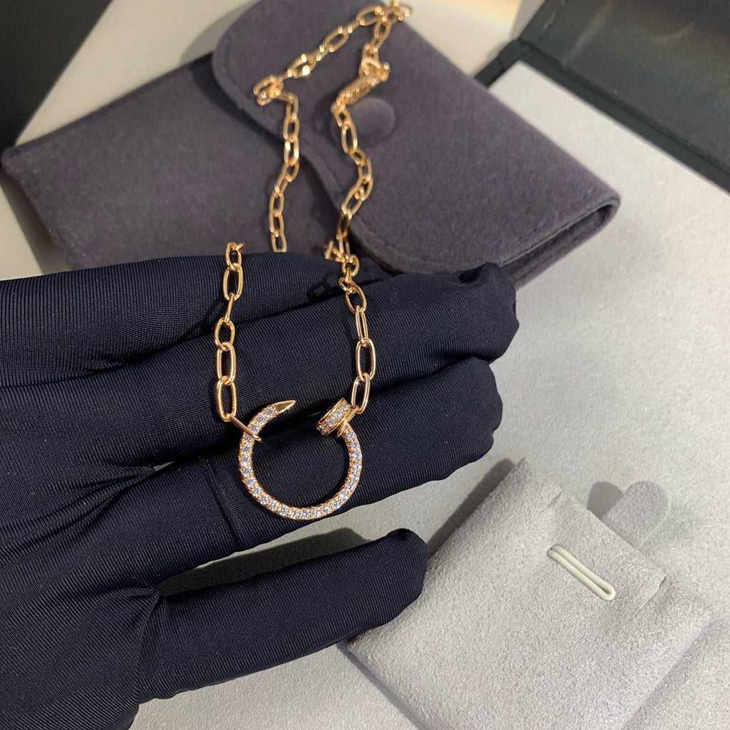 [Okajuri Jewelry] JUSTE NECKLACE FULL DIAMONDS