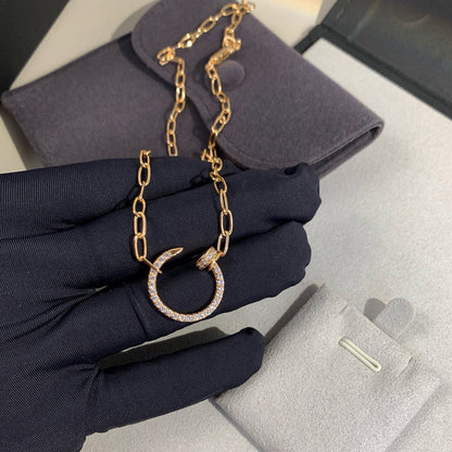 [Okajuri Jewelry] JUSTE NECKLACE FULL DIAMONDS