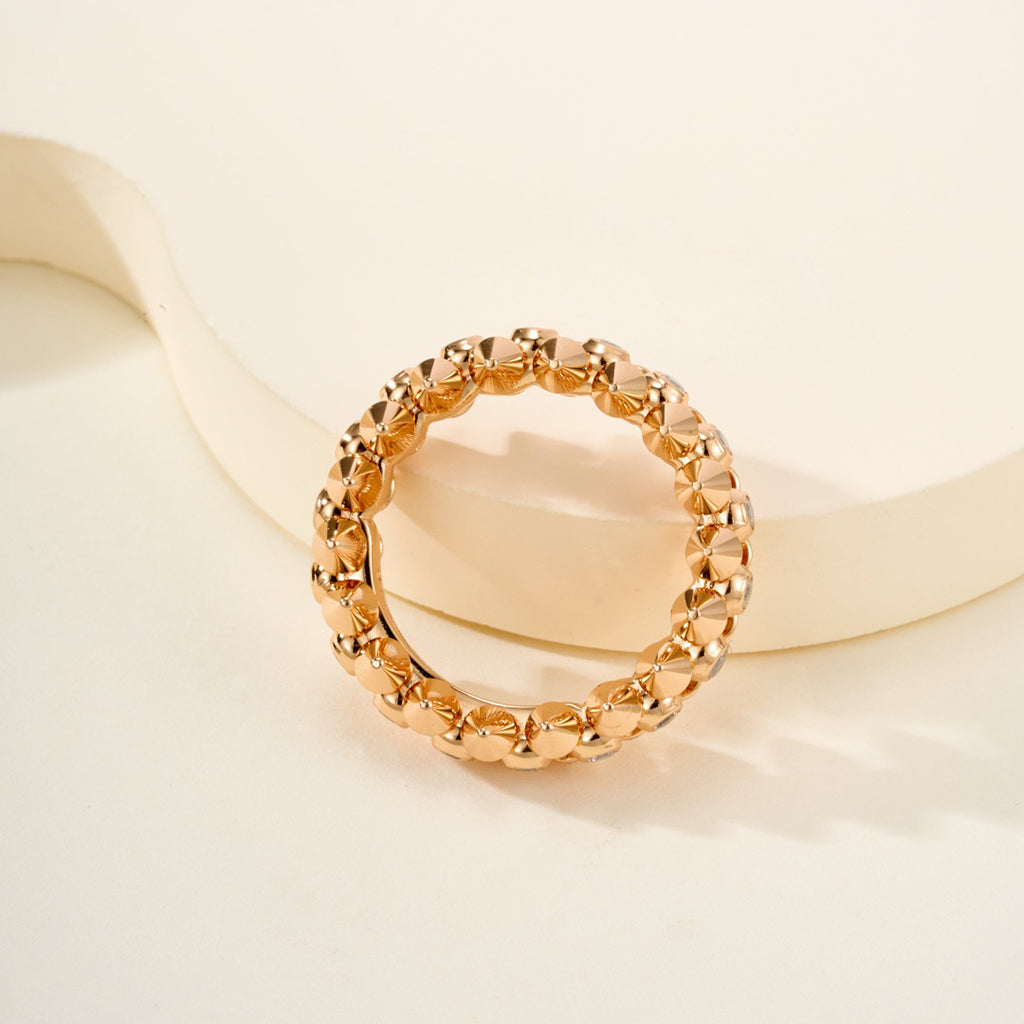 [Okajuri Jewelry] CLASH 6.8MM DIAMOND MEDIUM RING