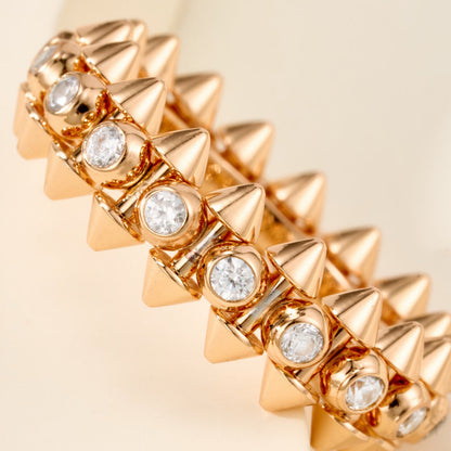 [Okajuri Jewelry] CLASH 6.8MM DIAMOND MEDIUM RING