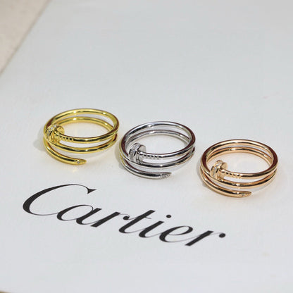 [Okajuri Jewelry] JUSTE RING 4.8MM HALF DIAMOND