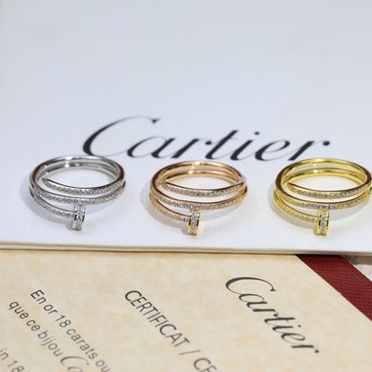 [Okajuri Jewelry] JUSTE RING 4.8MM FULL DIAMOND