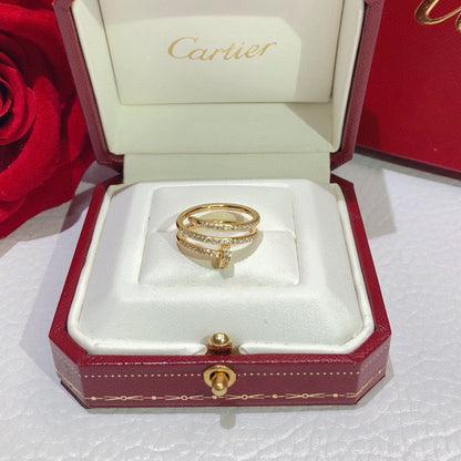 [Okajuri Jewelry] JUSTE RING 4.8MM FULL DIAMOND