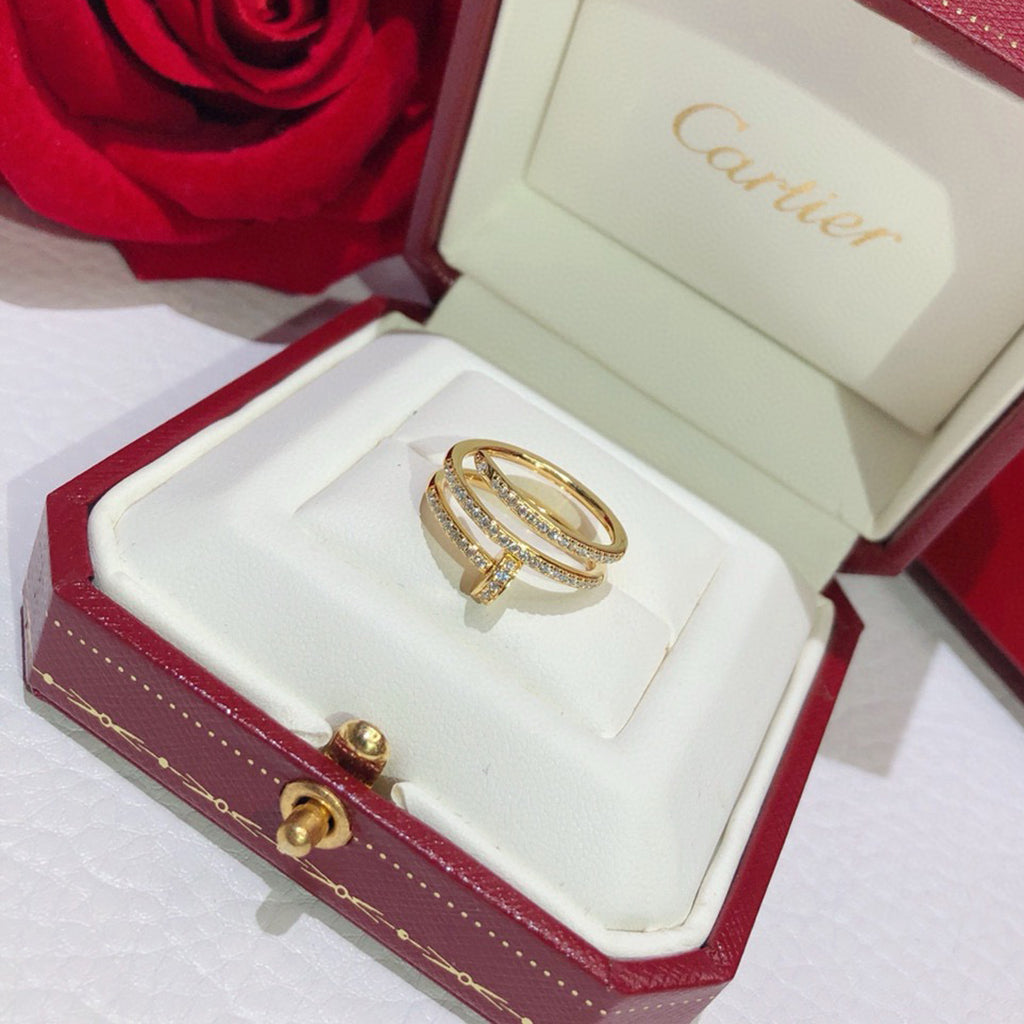 [Okajuri Jewelry] JUSTE RING 4.8MM FULL DIAMOND