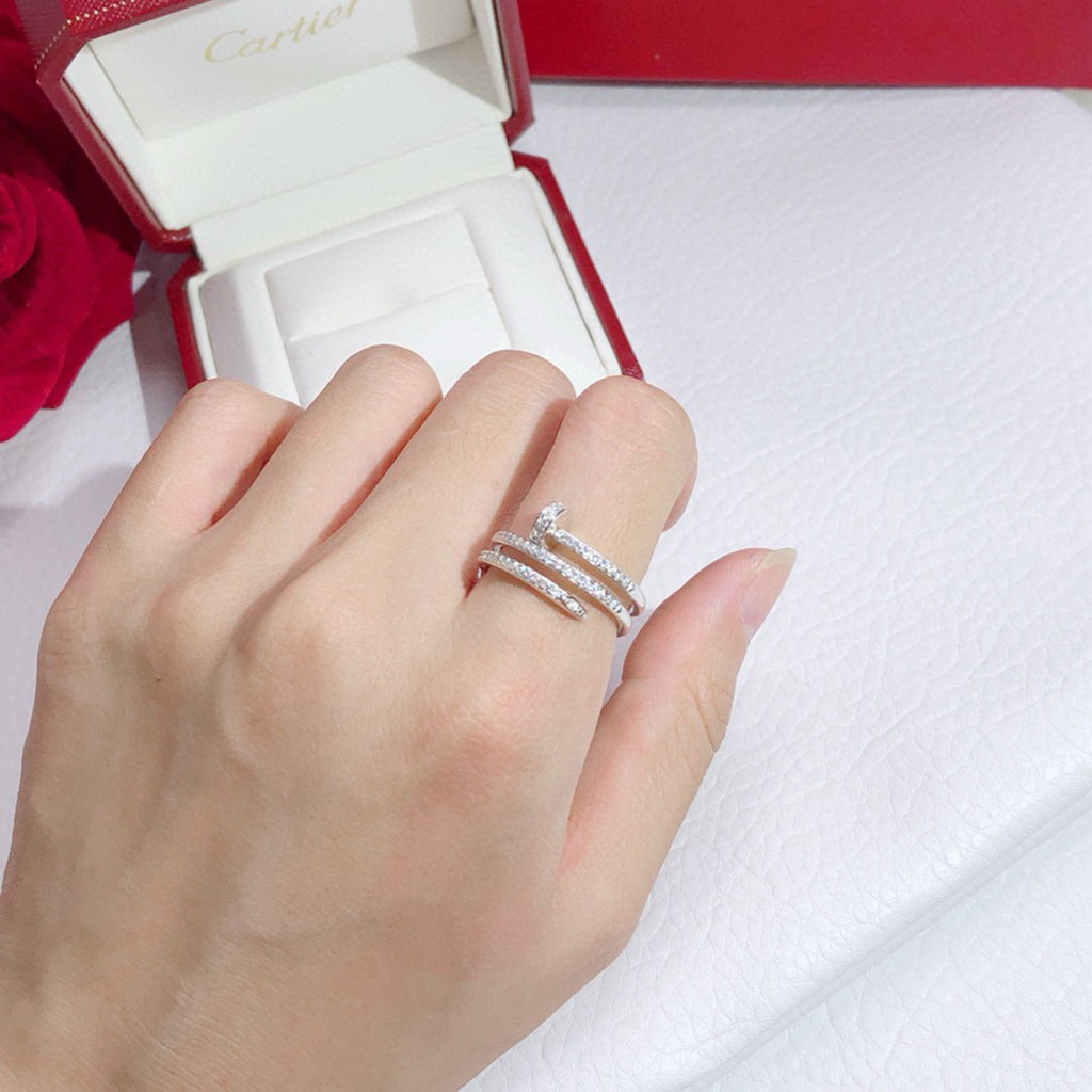 [Okajuri Jewelry] JUSTE RING 4.8MM FULL DIAMOND