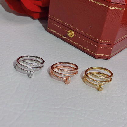 [Okajuri Jewelry] JUSTE RING 4.8MM FULL DIAMOND