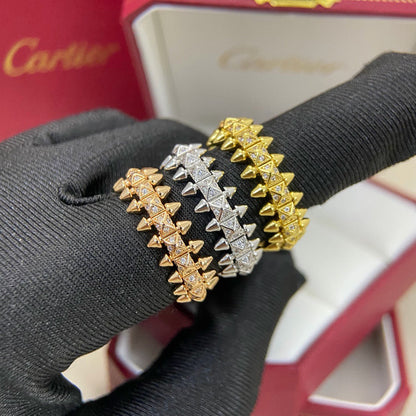 [Okajuri Jewelry] CLASH 6.4MM SMALL FULL DIAMOND RING