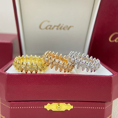 [Okajuri Jewelry] CLASH 6.4MM SMALL FULL DIAMOND RING