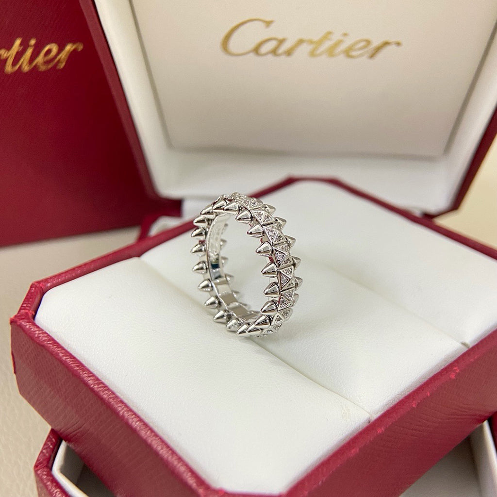 [Okajuri Jewelry] CLASH 6.4MM SMALL FULL DIAMOND RING