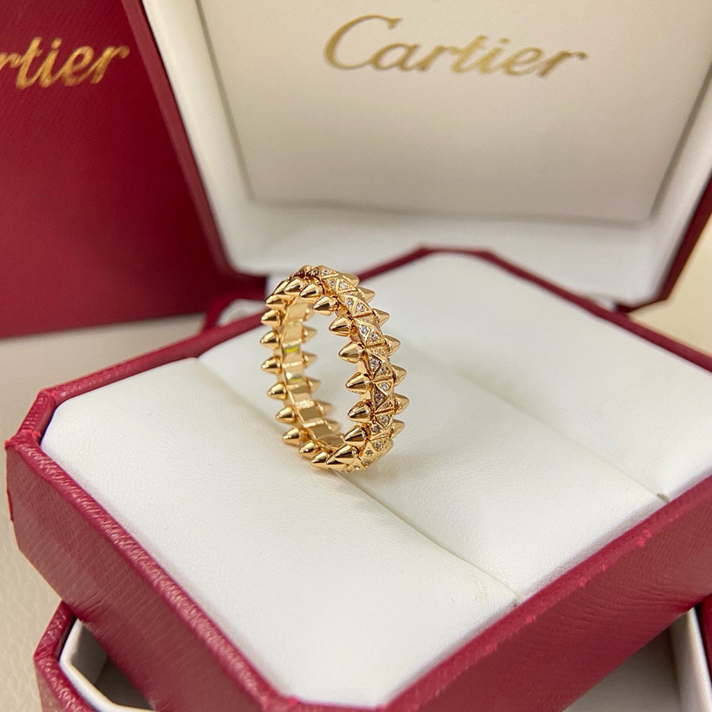 [Okajuri Jewelry] CLASH 6.4MM SMALL FULL DIAMOND RING