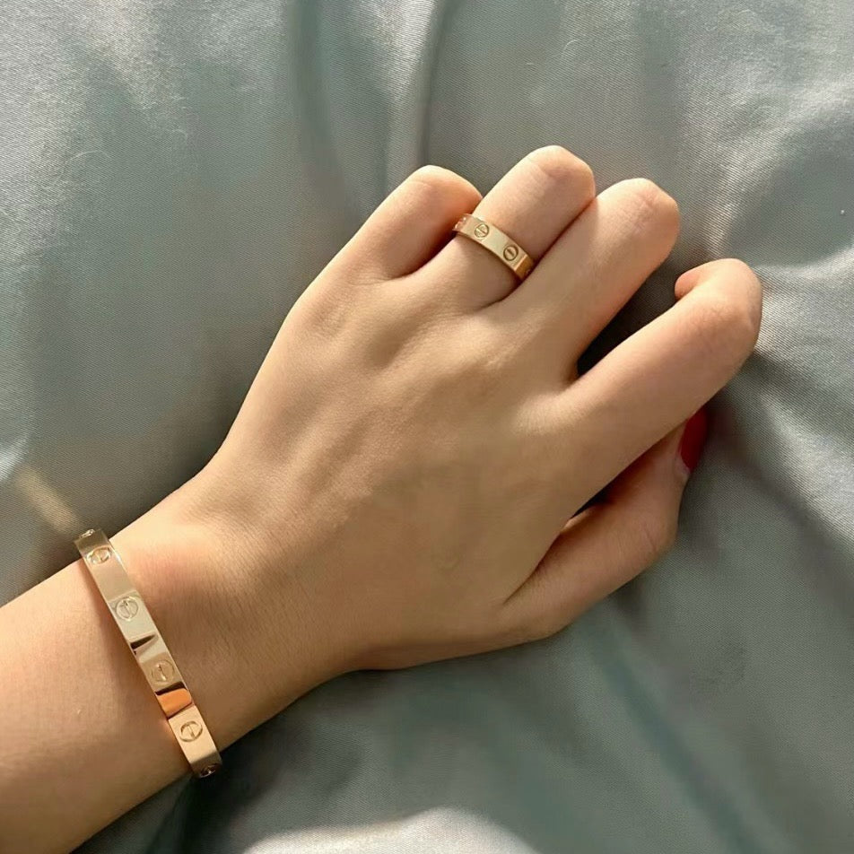 [Okajuri Jewelry] LOVE RING 3.6 MM NO DIAMOND