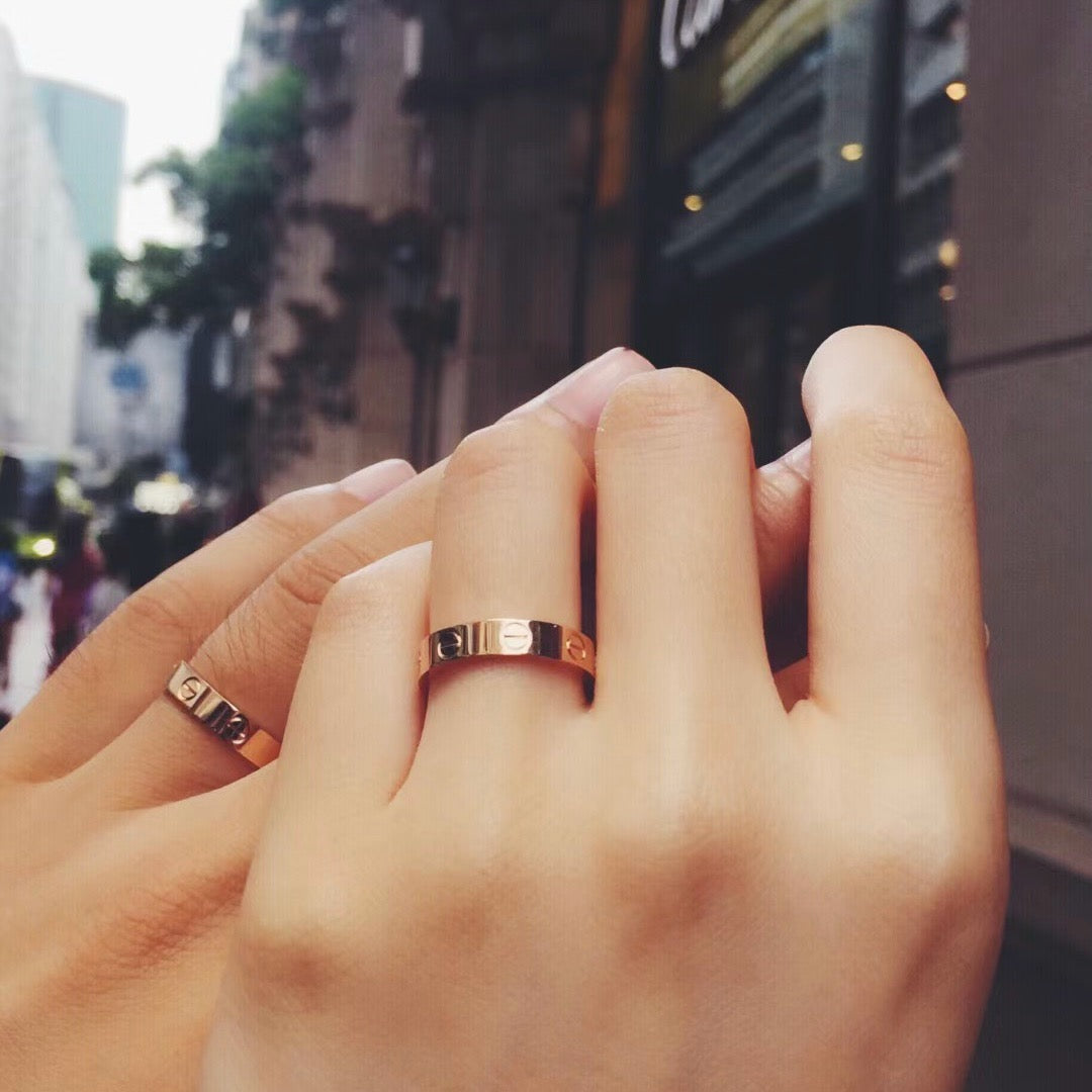 [Okajuri Jewelry] LOVE RING 3.6 MM NO DIAMOND