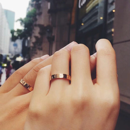 [Okajuri Jewelry] LOVE RING 3.6 MM NO DIAMOND