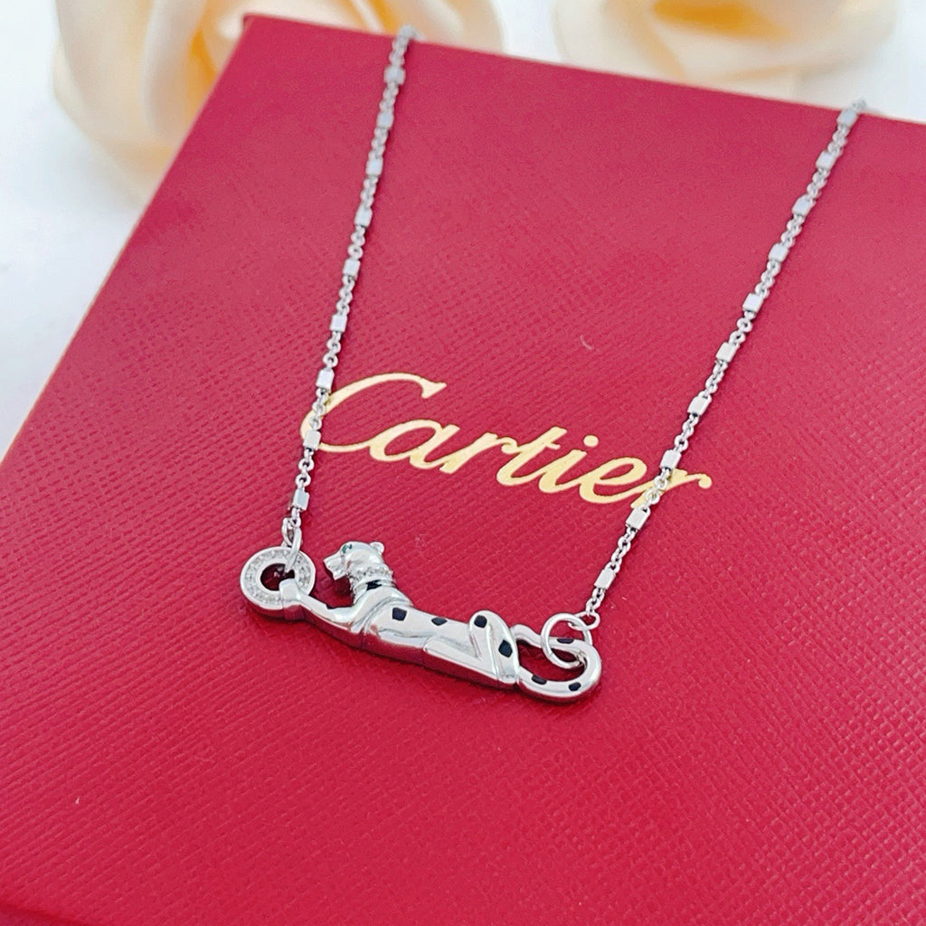 [Okajuri Jewelry] PANTHERE FULL DIAMOND NECKLACE