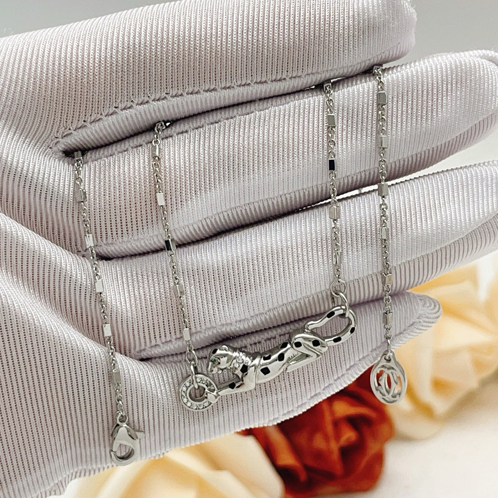 [Okajuri Jewelry] PANTHERE FULL DIAMOND NECKLACE