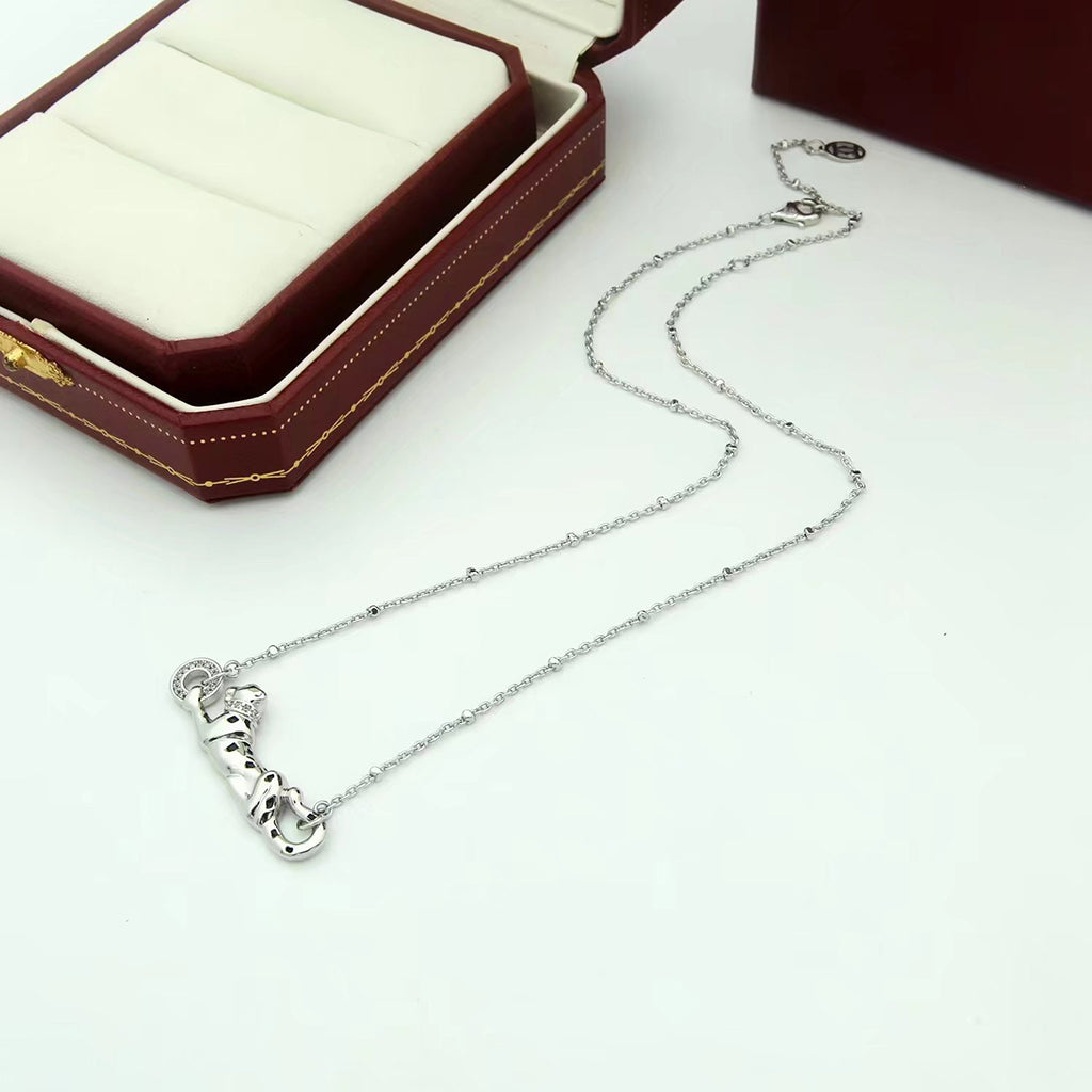 [Okajuri Jewelry] PANTHERE FULL DIAMOND NECKLACE