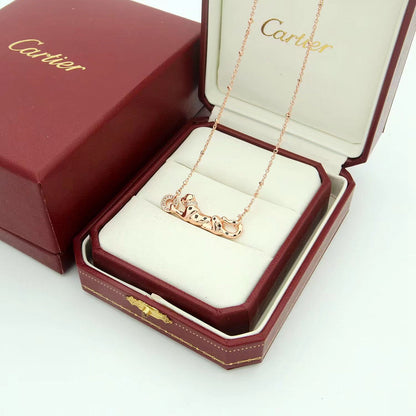 [Okajuri Jewelry] PANTHERE FULL DIAMOND NECKLACE