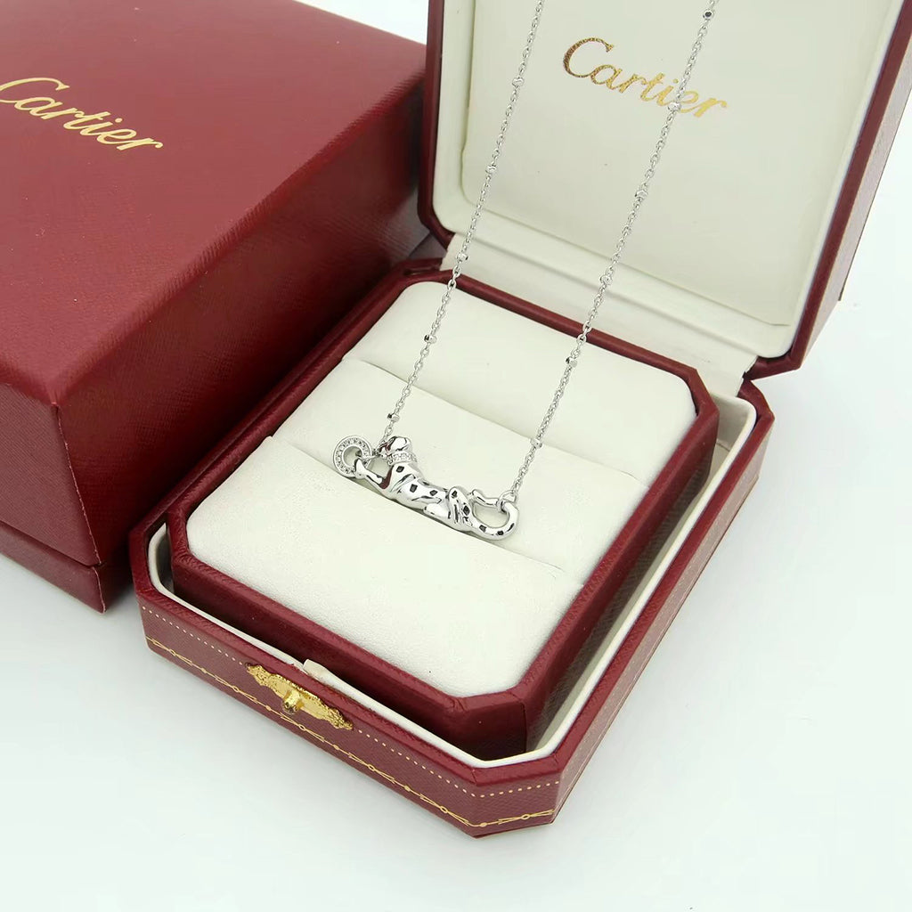 [Okajuri Jewelry] PANTHERE FULL DIAMOND NECKLACE