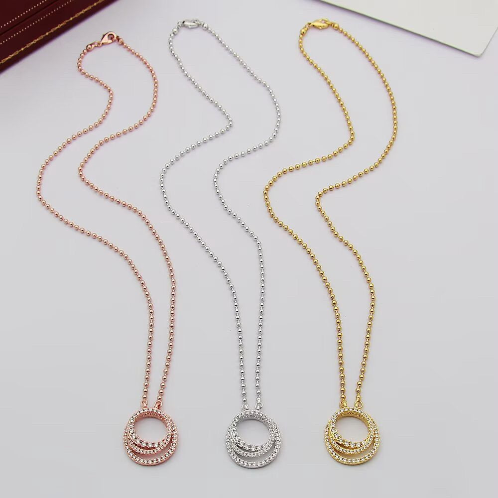 [Okajuri Jewelry] ETINCELLE  FULL DIAMOND NECKLACE