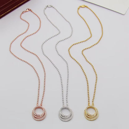 [Okajuri Jewelry] ETINCELLE  FULL DIAMOND NECKLACE