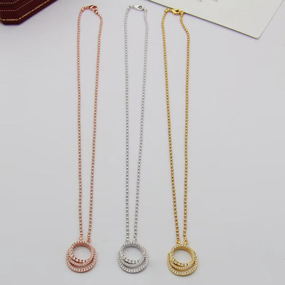 [Okajuri Jewelry] ETINCELLE  FULL DIAMOND NECKLACE
