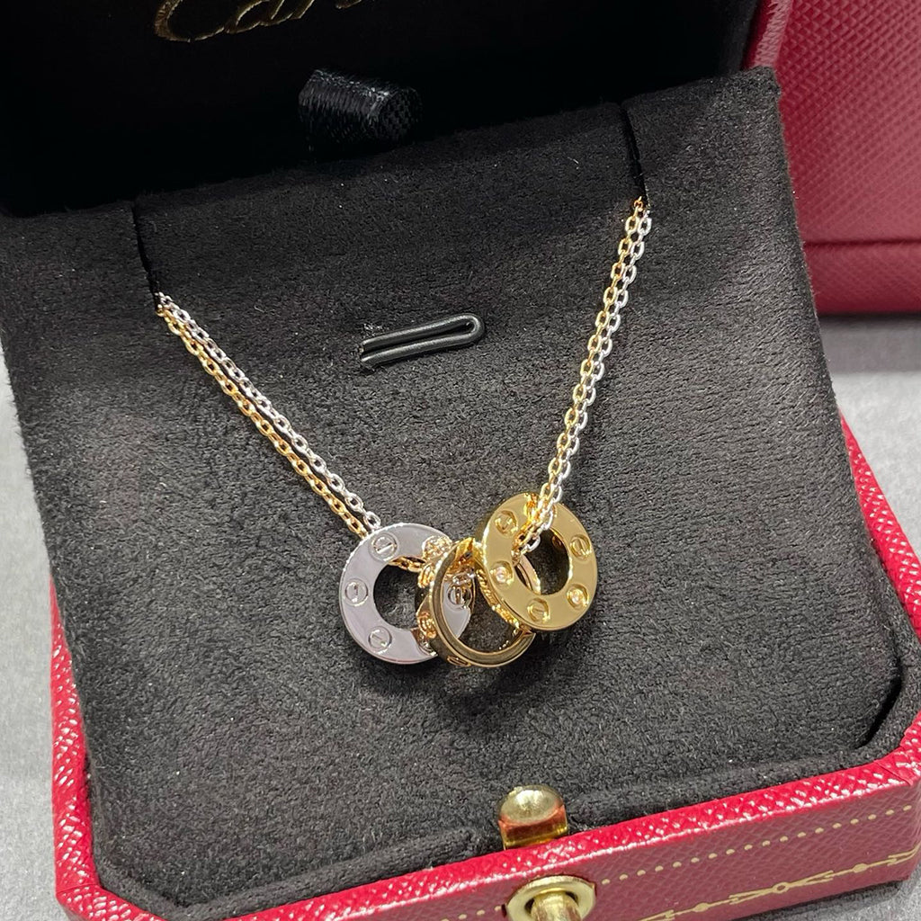 [Okajuri Jewelry] LOVE 6 DIAMOND PENDANT NECKLACE