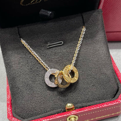 [Okajuri Jewelry] LOVE 6 DIAMOND PENDANT NECKLACE