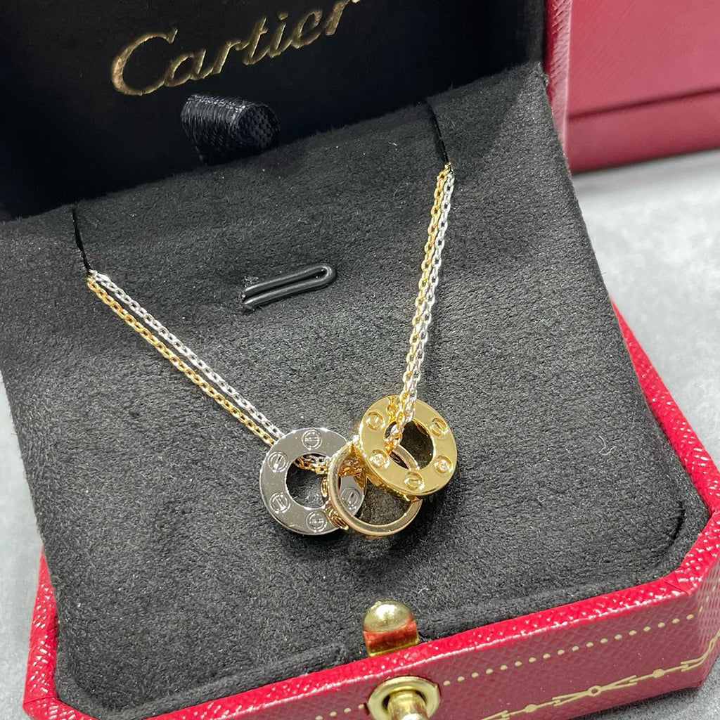 [Okajuri Jewelry] LOVE 6 DIAMOND PENDANT NECKLACE
