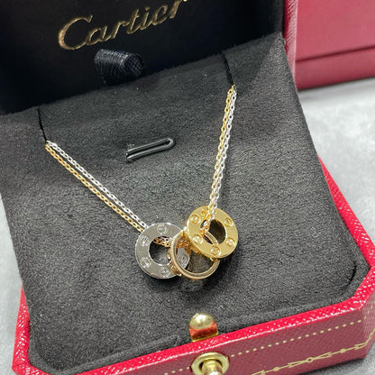 [Okajuri Jewelry] LOVE 6 DIAMOND PENDANT NECKLACE