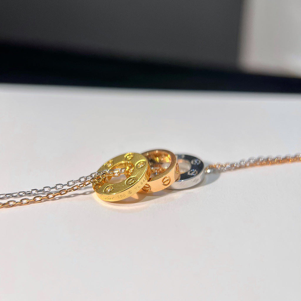 [Okajuri Jewelry] LOVE 6 DIAMOND PENDANT NECKLACE
