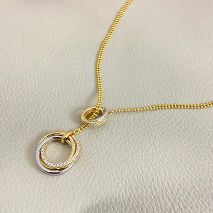 [Okajuri Jewelry] TRINITY DIAMONDS NECKLACE