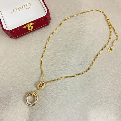 [Okajuri Jewelry] TRINITY DIAMONDS NECKLACE