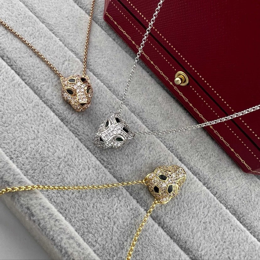 [Okajuri Jewelry] PANTHERE FULL DIAMOND NECKLACE