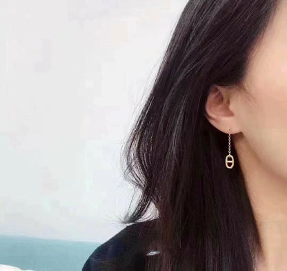 [Okajuri Jewelry]CHAINE TASSEL EARRINGS