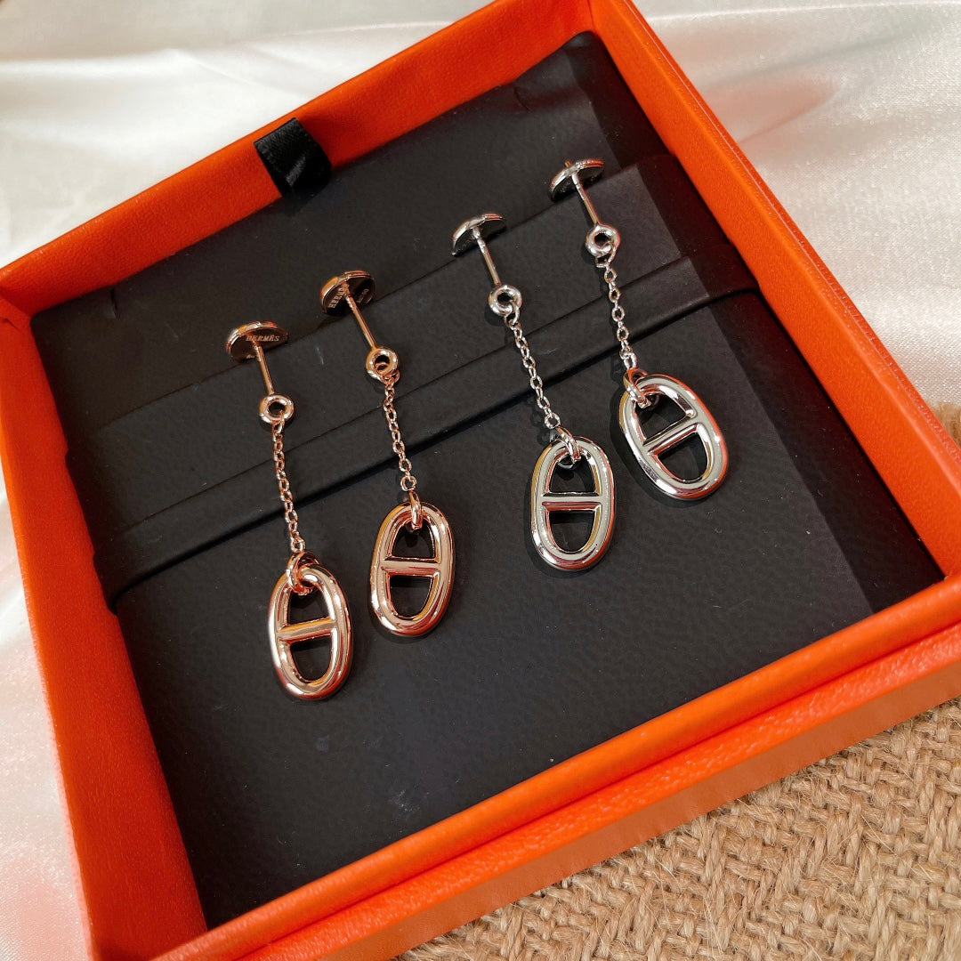 [Okajuri Jewelry]CHAINE TASSEL EARRINGS